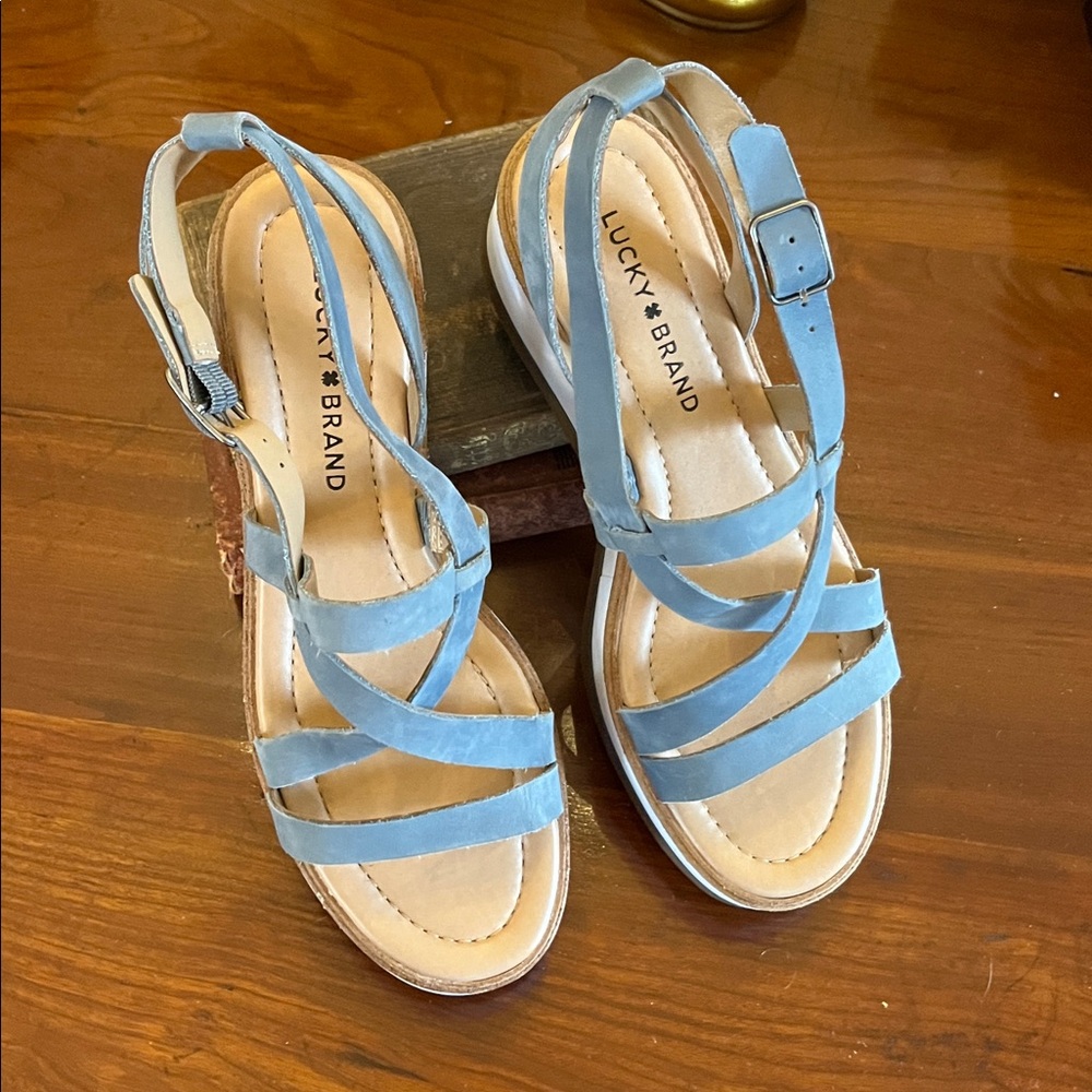 Lucky Brand Women's Ticey Wedge Sandal - Picture 2 of 10